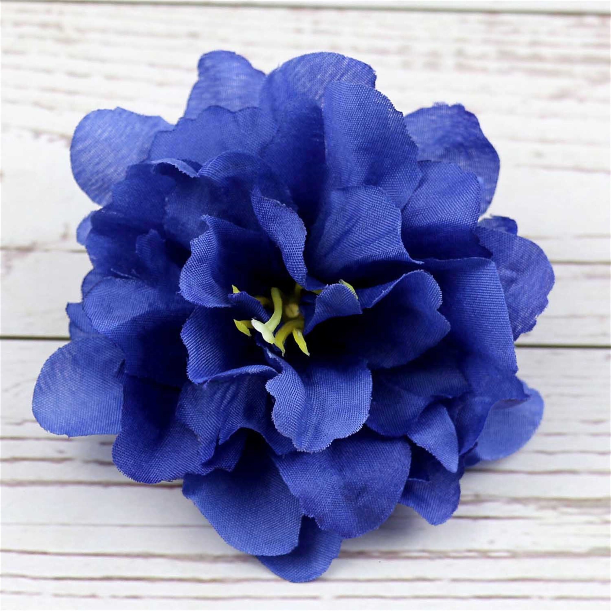 Royal Blue 3" Fake Flower Heads in Bulk Wholesale Silk Peony Artificial ...