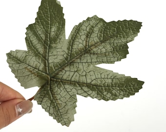 Foglie Di Quercia Artificiali In Seta - Rami Finti Decorativi Con Stelo Flessibile, 94 Cm, 41 Foglie, Per Composizioni E Arredamento