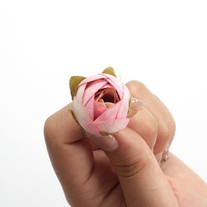 5/500PCS Small Peony Buds - Artificial Silk Flower Head 8colors Mini ...