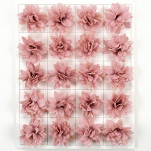 Dusty Pink Flower Head - Big Hydrangea Artificial Silk Flower Head / 2.36&#39;&#39; Faux Flower Bulk Wedding Decor Hanging Floral Decor Accessories