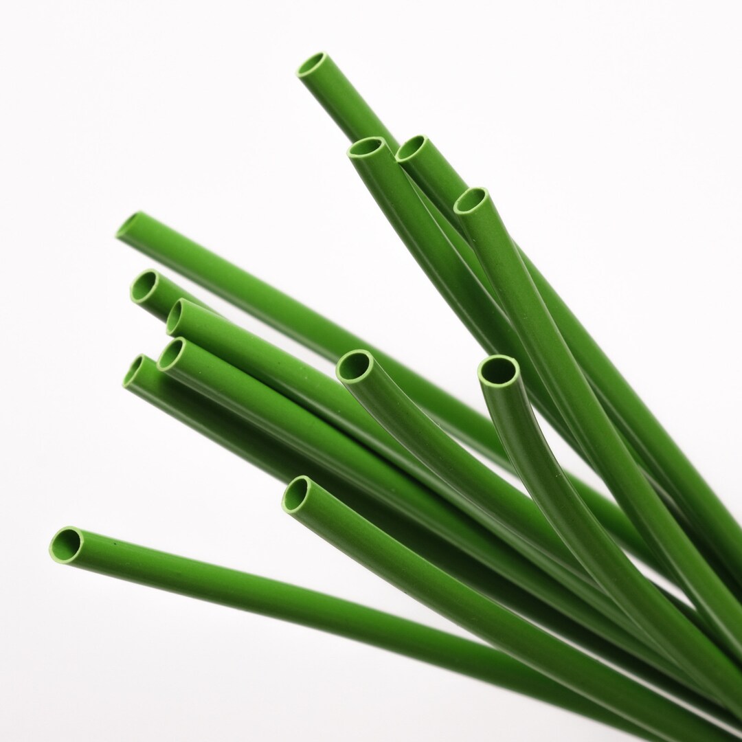 Flower Stem Cover / Green Tubing for Bundling Artificial Flower Stem