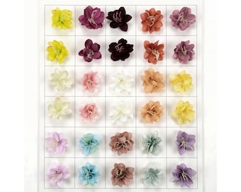 2-500 uds/15 colores Mini Narciso a granel/cabeza de flor de seda Artificial al por mayor 1,77 "boda hogar DIY corona flor falsa decoración accesorio