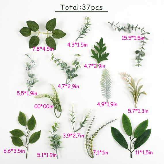 50 Foglie Verdi Artificiali In Seta Per Composizioni Floreali - Foglie Di Rosa Finte, Grandi 20x10 Cm - Per Bouquet Fai Da Te, Decorazioni Torte E Centrotavola
