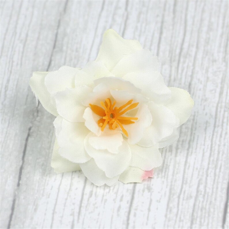 1-500pcs Tiny Artificial Silk Flower Head in Bulk / 5cm Fake Rose for ...