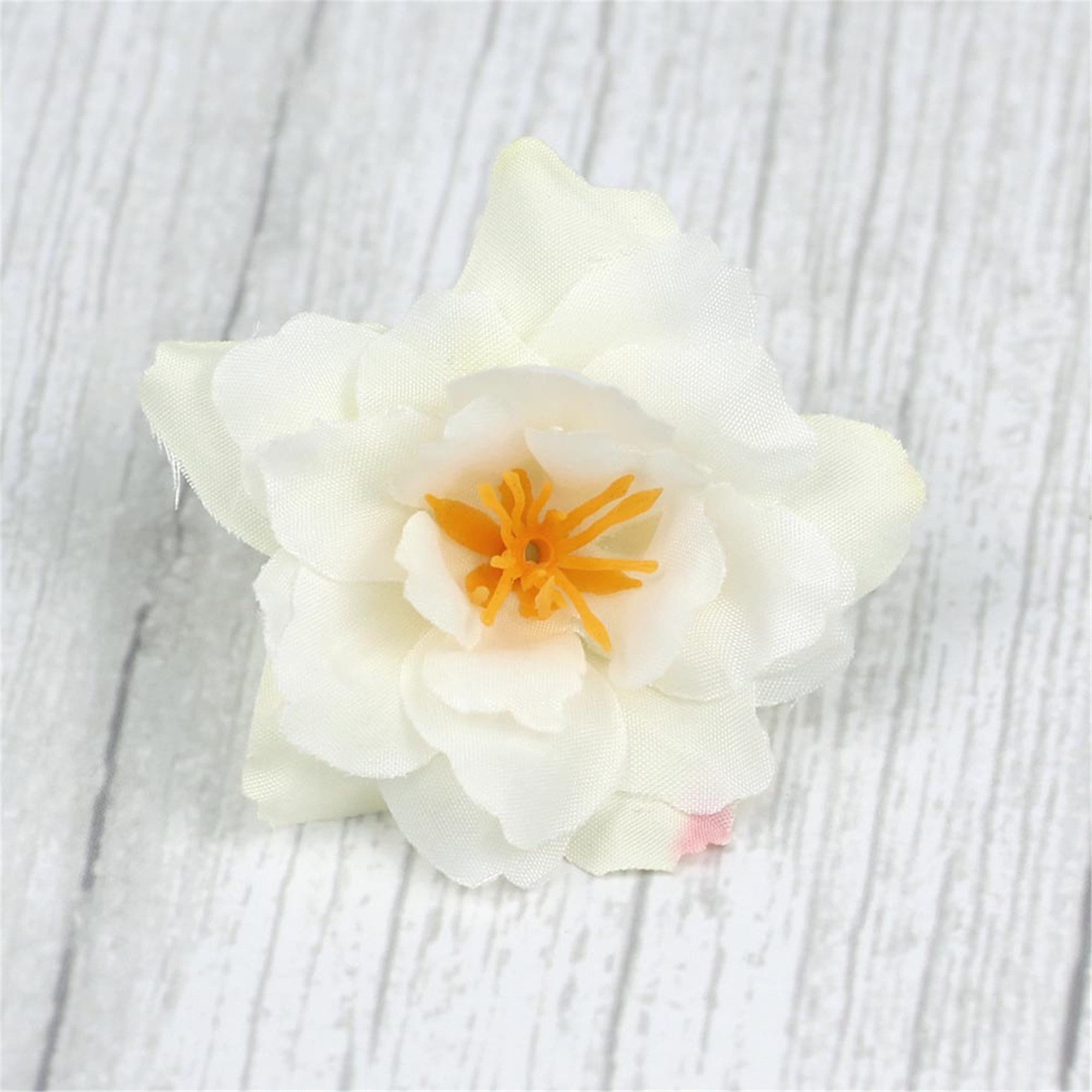 1-500pcs Tiny Artificial Silk Flower Head in Bulk / 5cm Fake Rose for ...