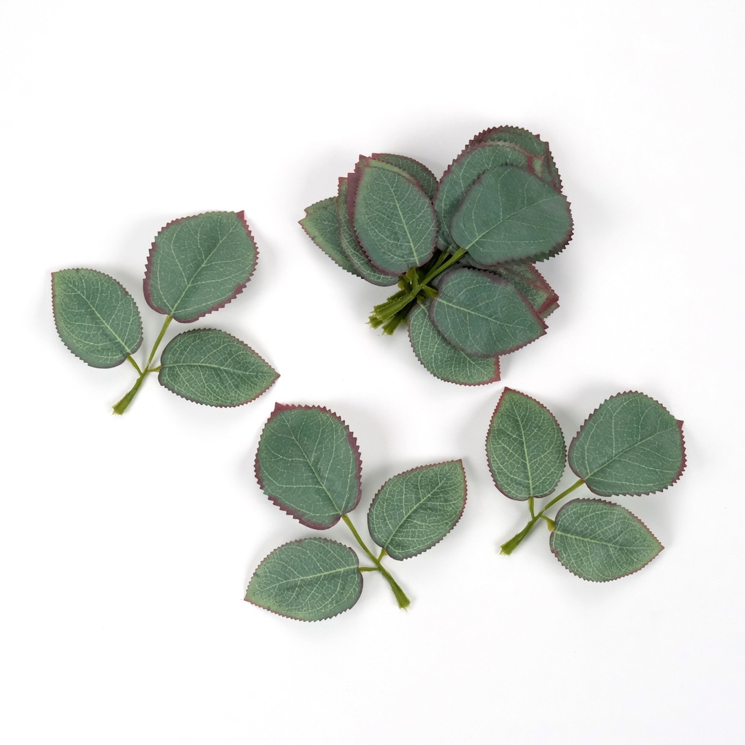 2/500PCS Rose Leave / Artificial Silk Flower Leaf / Fake Rose Leaves