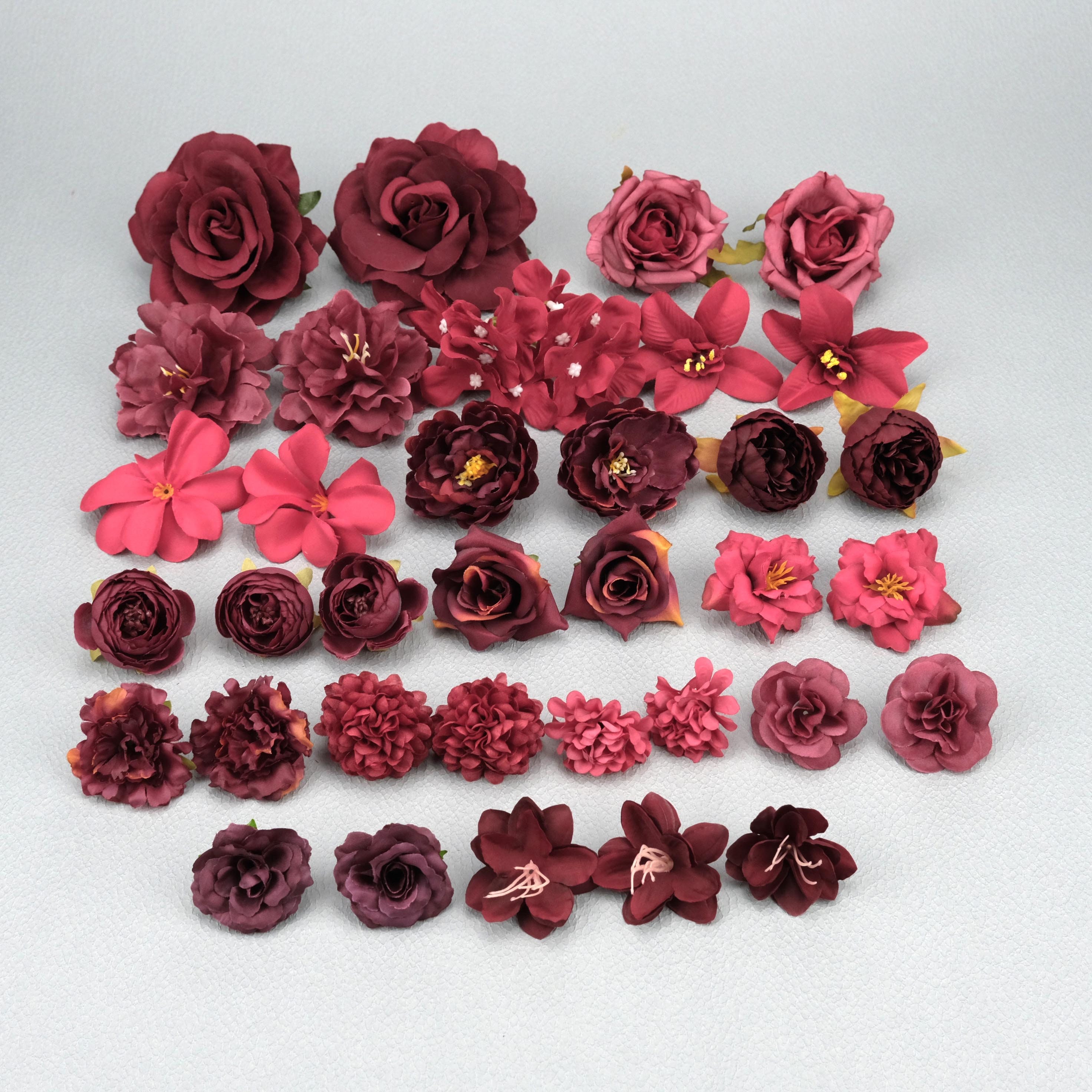 Flores de color rojo vino - Etsy México Flores de color rojo vino - Etsy México