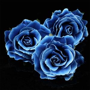 1-100Pcs 16Colors Flower Head 4.7&quot; Hadmade Artificial Silk Flower Head For DIY Crafts Hairclip Corsage Bouquets Decor