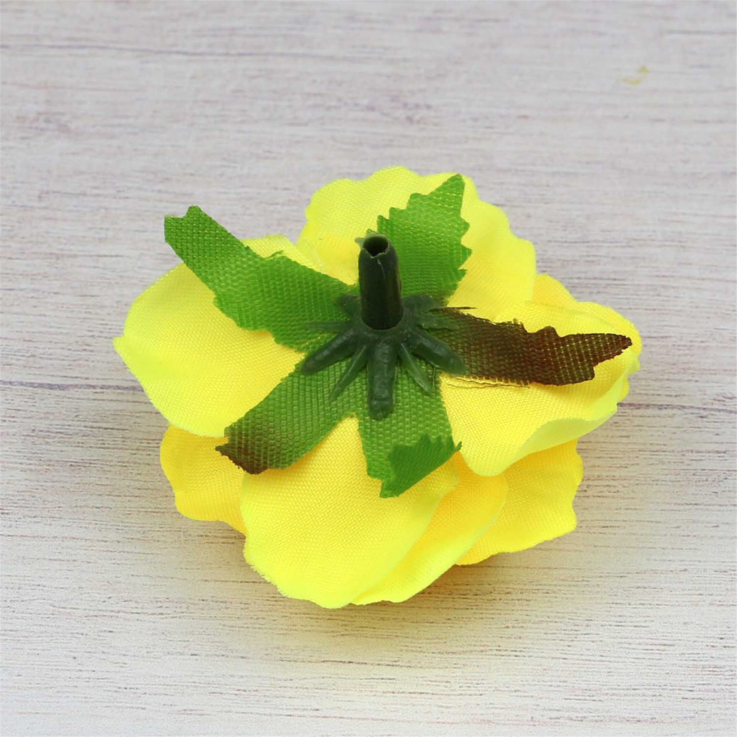 15color 2 Artificial Silk Rose Flower Head in Bulk for Etsy