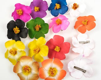 2/100 pezzi fermagli per capelli con fiori di plumeria da 3,5 pollici, fermagli per capelli in schiuma hawaiana, fermagli artificiali per feste in spiaggia, decorazioni per feste tropicali Luau