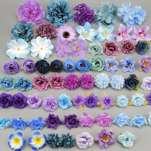 68 pezzi di fiori artificiali, set combinato/fiori di seta simulati/rosa, peonia, stile di miscelazione, fiori finti, kit fai da te, decorazioni per matrimoni