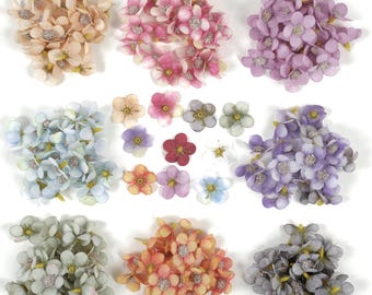 10/1000 mini margaritas artificiales de seda de 1,2 pulgadas, flores de tela sintética para manualidades, bodas, cumpleaños, fiestas, decoración de guirnaldas, accesorios.