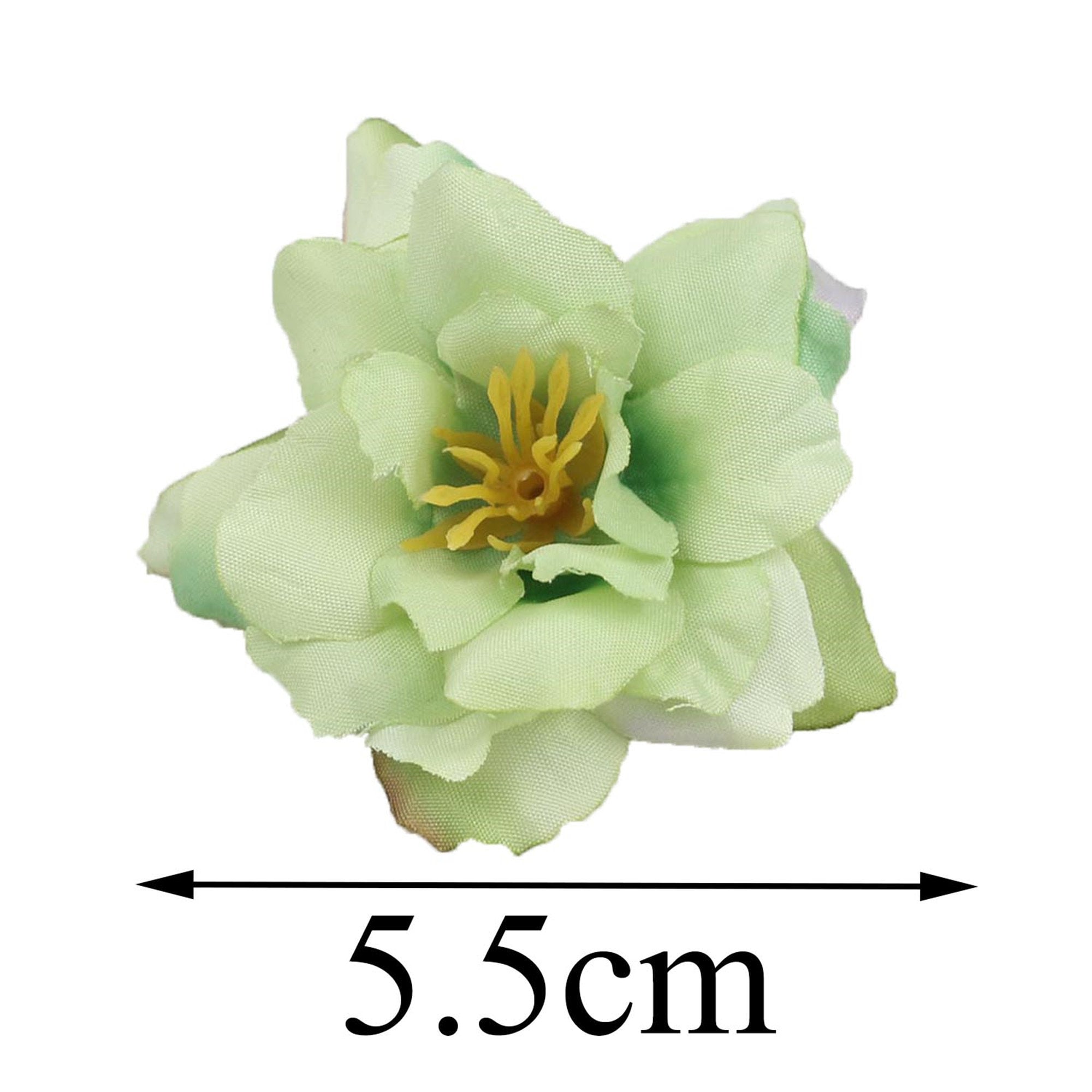 1-500pcs Tiny Artificial Silk Flower Head in Bulk / 5cm Fake Rose for ...