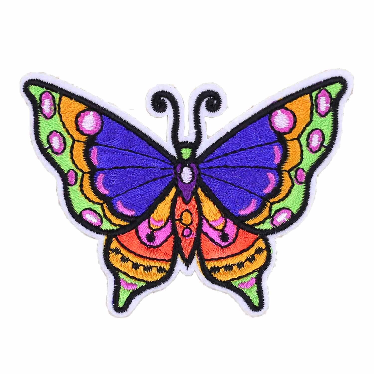 Schmetterling Aufnäher 18 Stück Spitzenapplikationen Stickerei Patches Für Schmetterlinge Zum Aufnähen