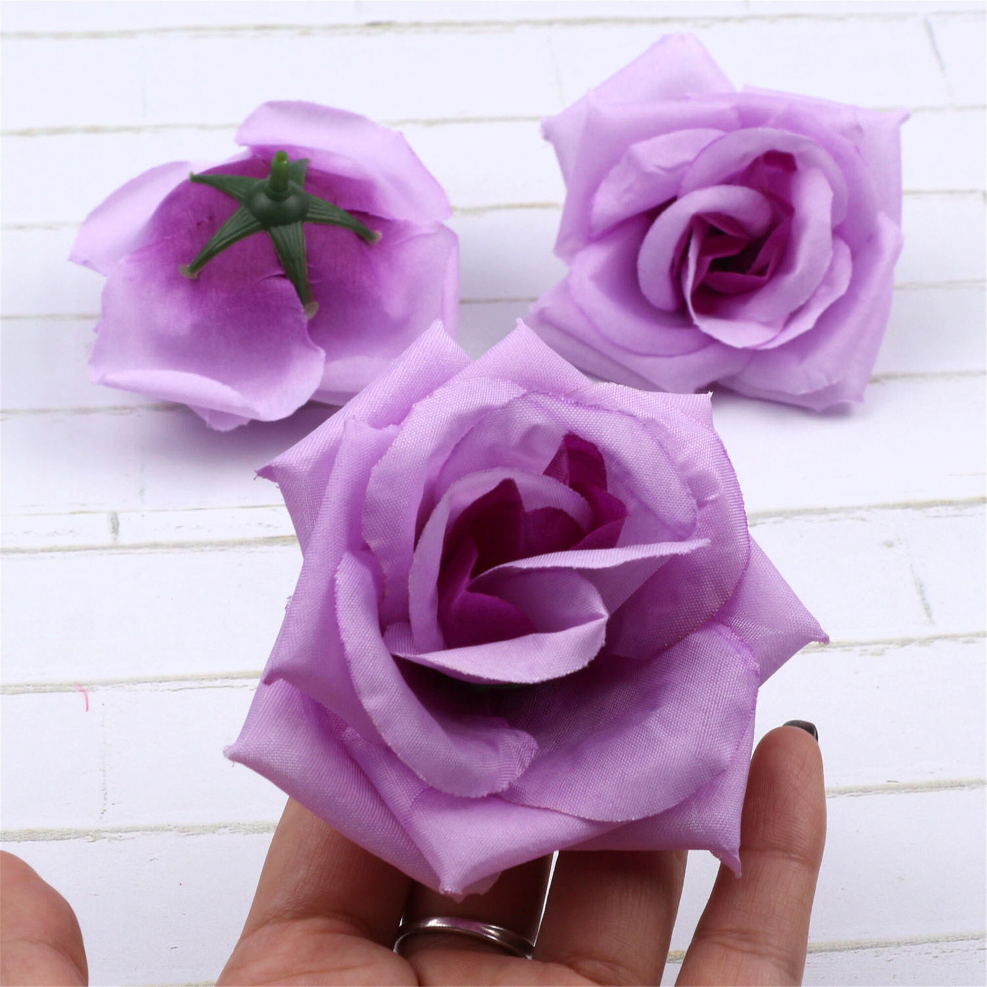 1/500pcs 8cm Artificial Silk Roses Flowers Heads Bulk Fake Etsy UK