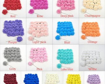 17 kleuren schuim kunstrozen bloemen met stengel 39 stuks echt ogende schuimrozen bloemen bladeren voor doe-het-zelf bruidsboeketten bruids douche party decor
