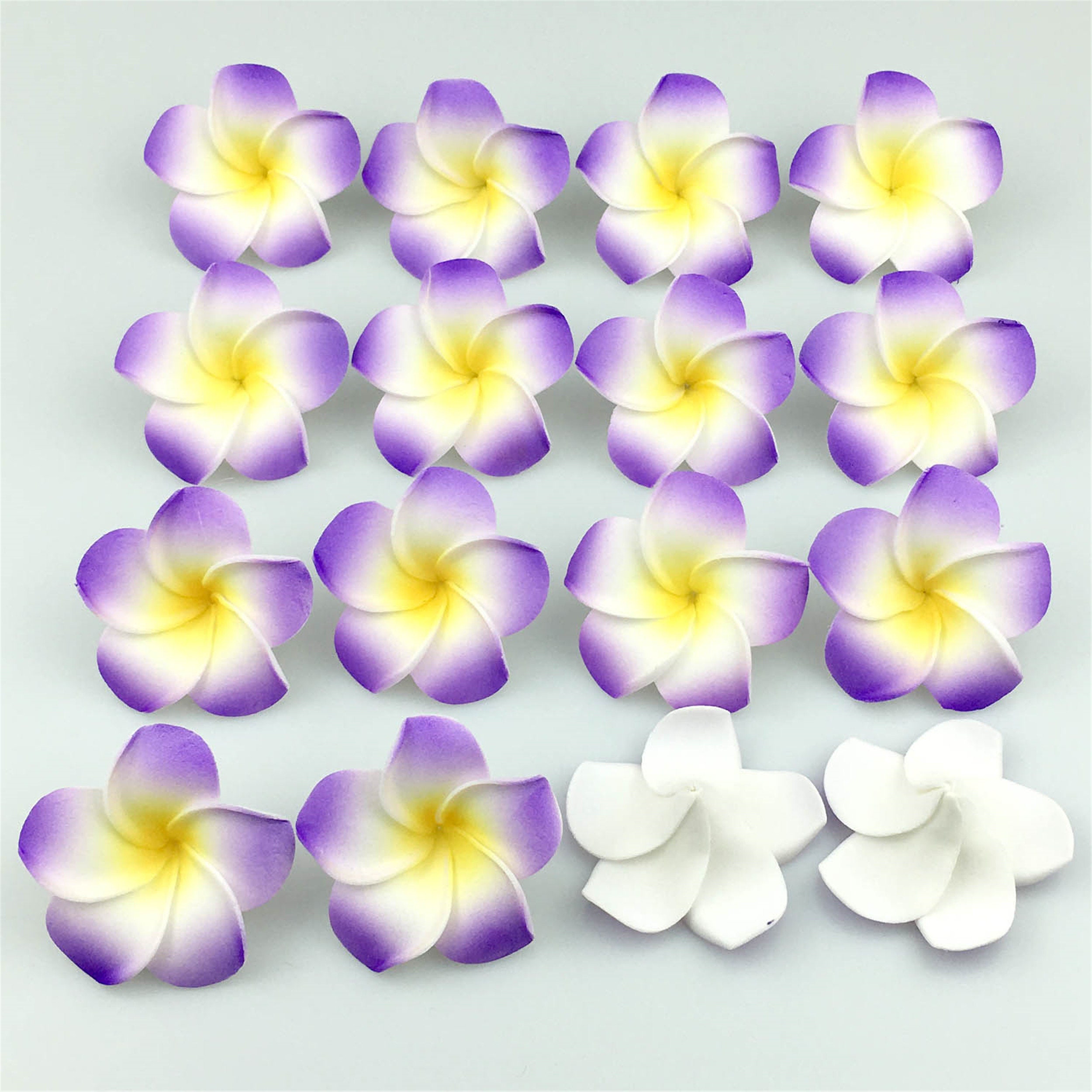 5/100pcs 5cm Artificial Frangipani Heads Foam Plumeria Etsy