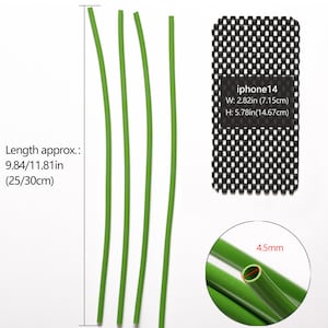 50 Pcs Green Tubing Roll For Bundling Artificial Floral