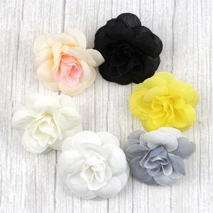 2/500pcs 24 Color Rose Silk Artificial Flower Head in Bulk Fake Roses ...