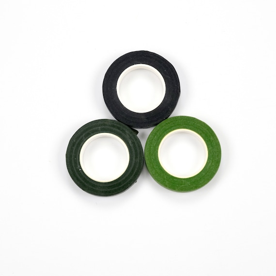 Nastro Floreale Verde 2 Rotoli – 18 Metri X 12 Mm, Per Steli, Bouquet E Composizioni Fai Da Te