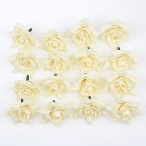 2/1000Pcs 2&quot; Beige Silk Artificial Rose Flower Head in bulk Fake Roses Head For Wedding Home Decoration DIY Accessories Fake Flowers Craft