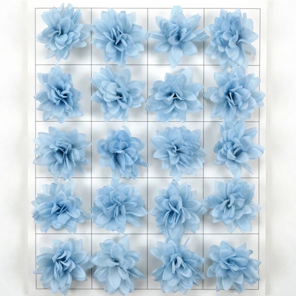 2.76'' Blue Artificial Silk Flower Head / Large Hydrangea Flower / Fake Flower - DIY Flower Wall Flower Letter Decor Accessories Ornament