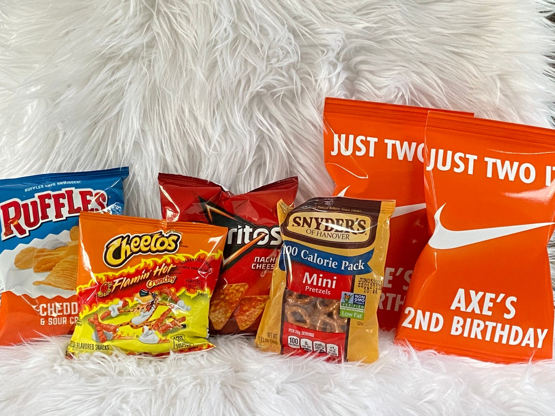 Custom Chip Bags Customized Chip Bags Personalized Chip Etsy