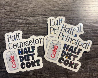 Custom favorite teacher drink sticker | custom teacher sticker | teacher drinks | water resistant sticker | teacher sticker | laptop sticker