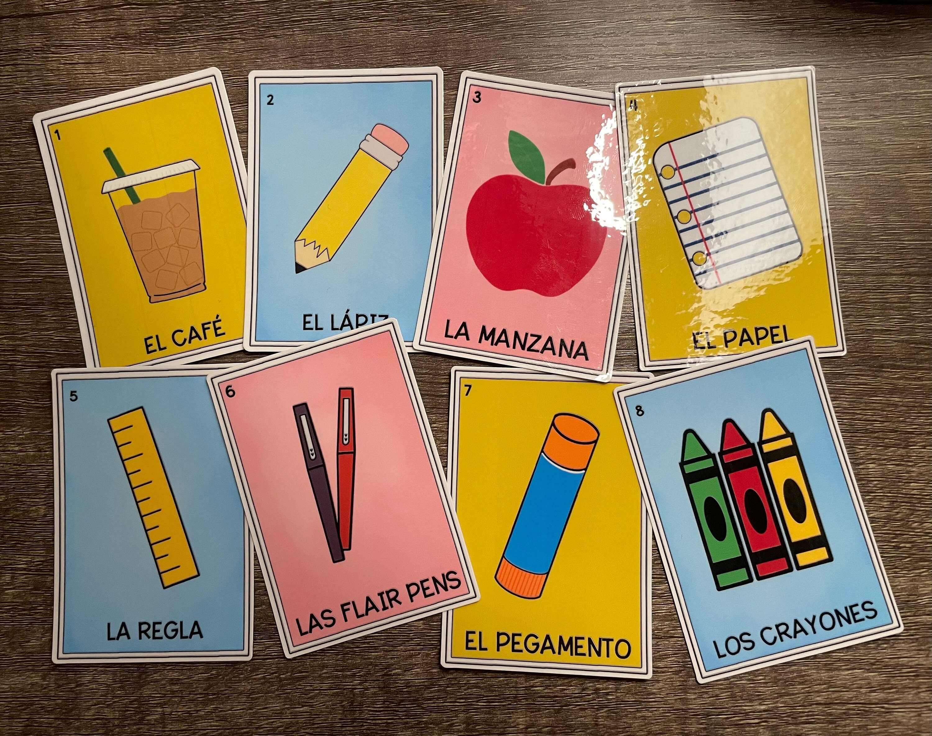 Loteria Teacher Stickers Classroom Supplies Stickers Water Resistant Stickers Teacher Stickers ...