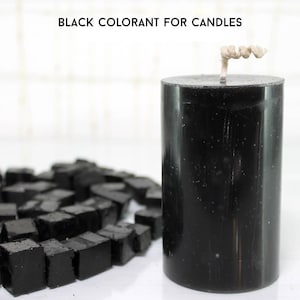 Black Colors Candle Dye Cubes Set Soy Wax Colorant Blocks DIY Candles Making Supplies Candle Pigment