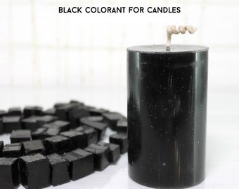 Black Candle Dye Cubes: Soy Wax Colorant Blocks for DIY Candle Making
