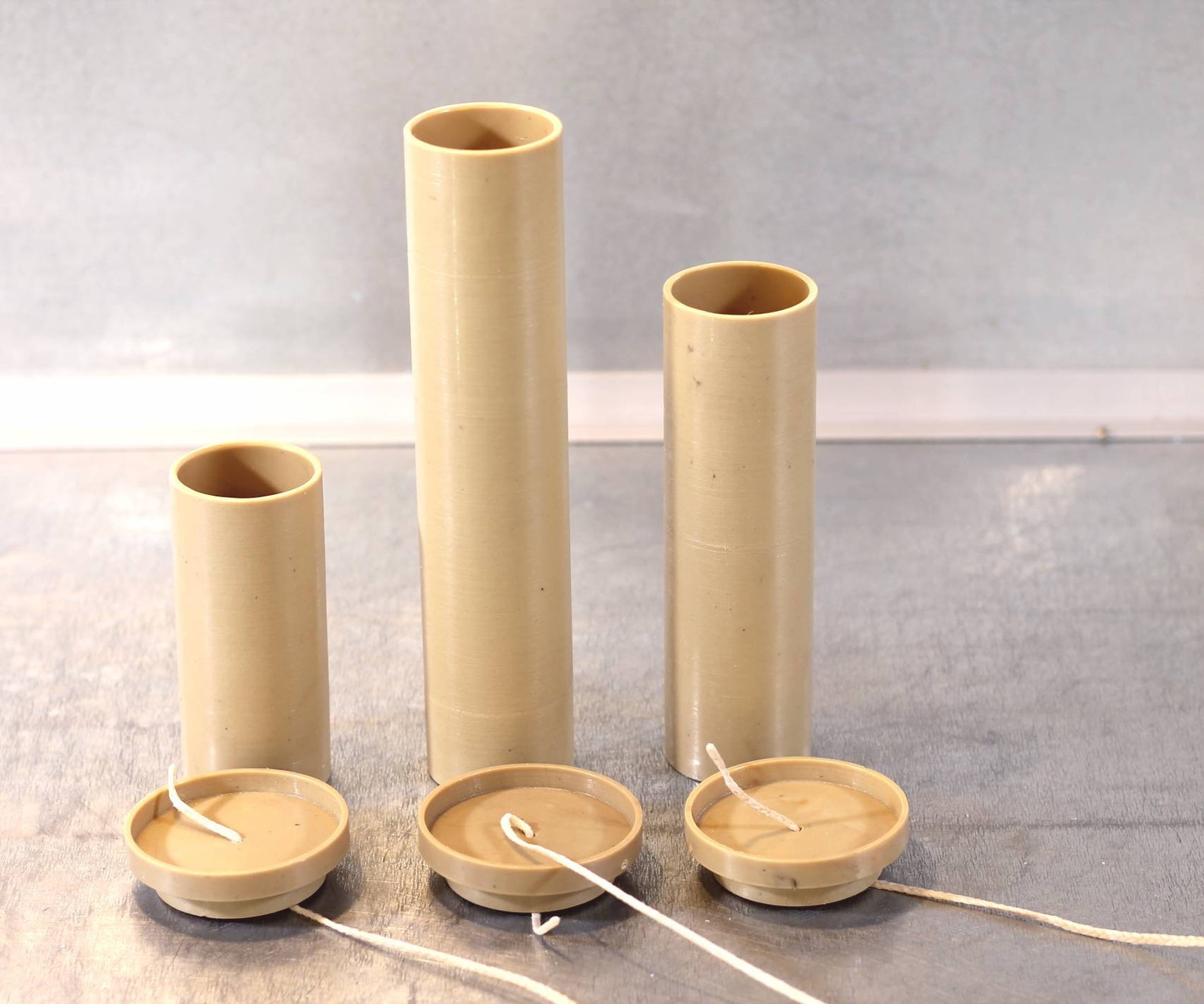 Round Pillar Candle Molds Diameter 1.57 4cm Candle Etsy