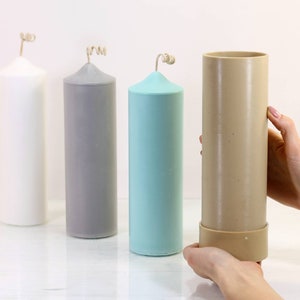 Pillar Candle Mold - Handmade Soy Wax Beewax Candle Making Tool
