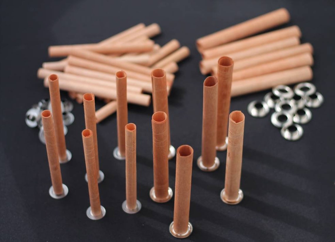 Tube Wooden Candle Wick for Candle Making Circle wood wick Etsy
