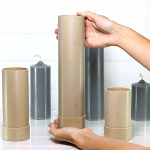 Pillar candle molds for candle making ,diameter 2.35&quot; 6cm