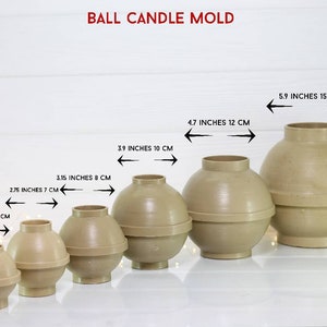 Plastic Sphere Candle Mold: DIY Ball Candle Making