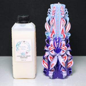 Vernice per candele a base d'acqua: fissa design e lucentezza immagine 10