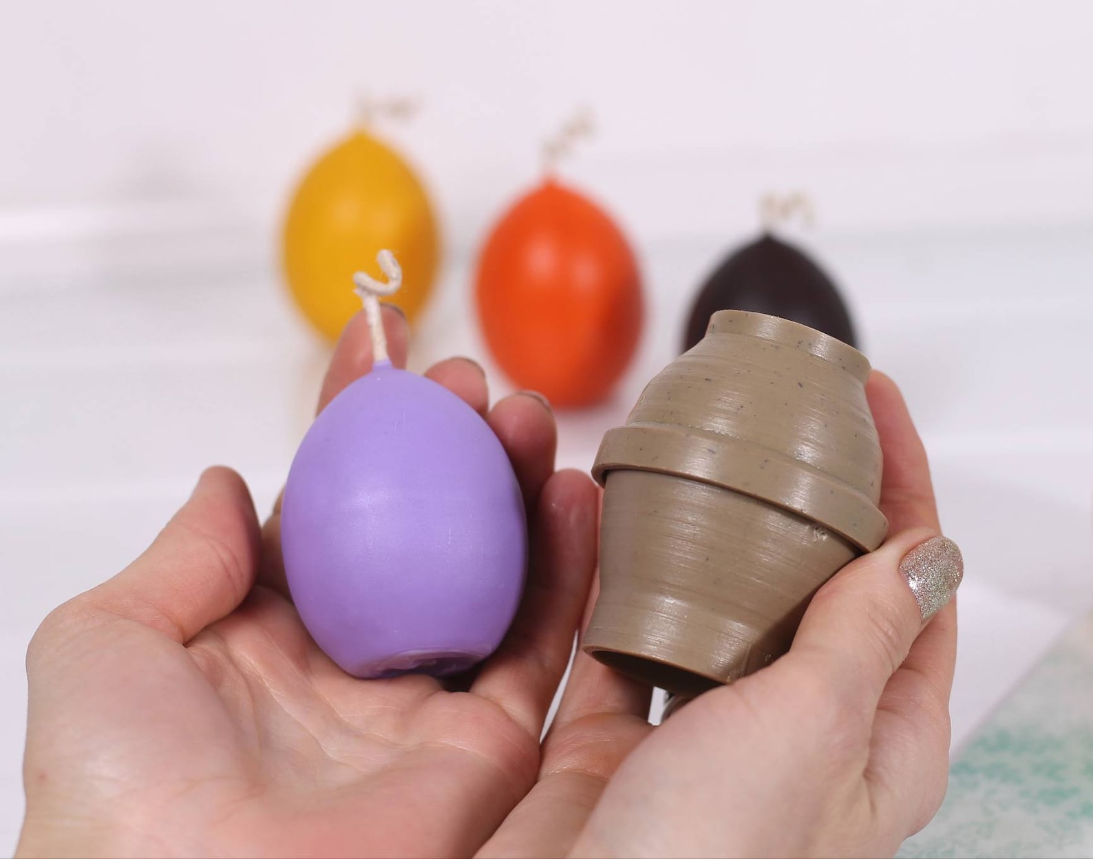 Easter Egg Candle Mold 1.72.15 in Molds for Soy Candle Etsy