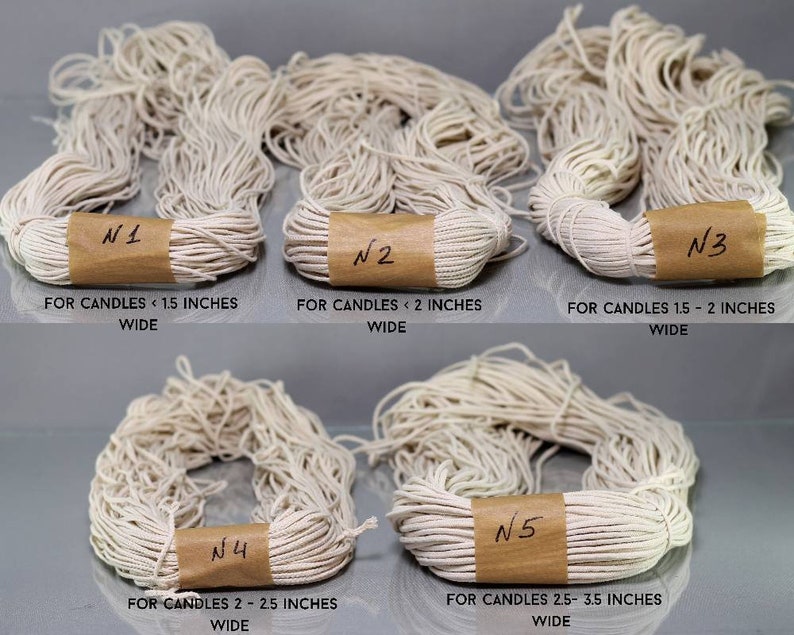 Candle Wick Cotton Candle Wick Braid Cotton Wick Candle Etsy UK