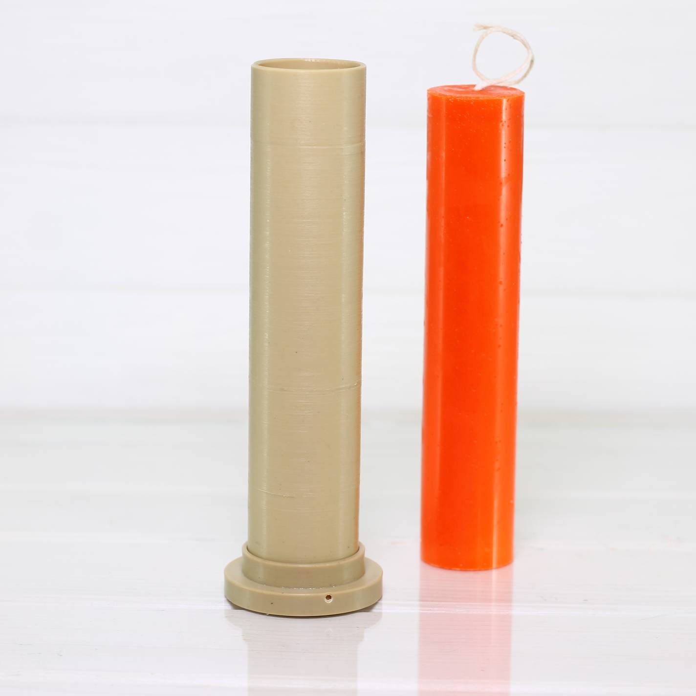 Set of Cylindrical Candle Molds Perfect for Pillar Candle Making