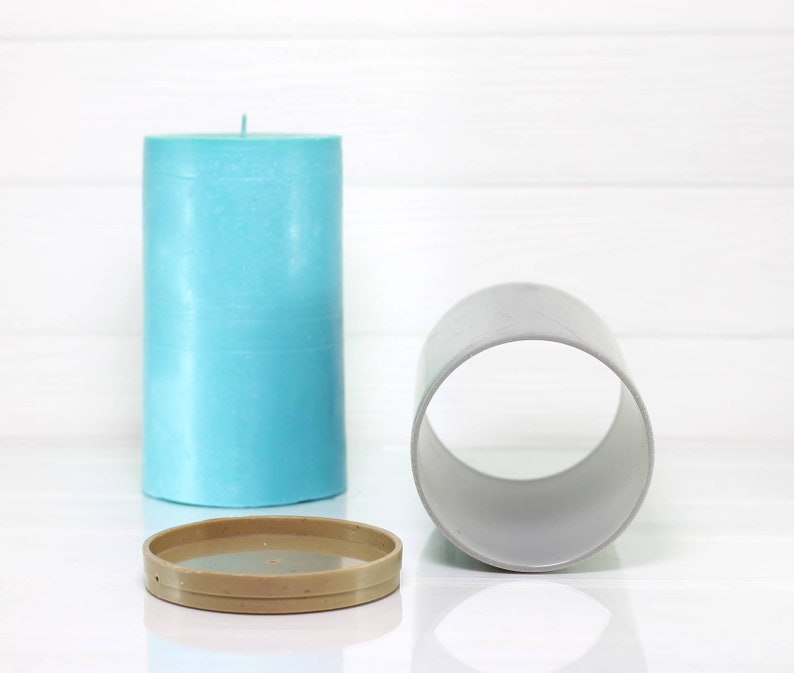 Large pillar candle mould diameter 3.9 10cm height Etsy