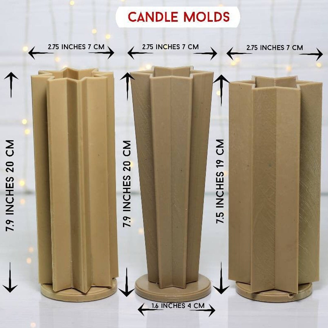 Achieve Perfectly Formed Taper Candles With Our High/low Temperature  Resistant Candle Molds 12 in 30cm 