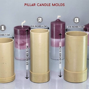 Plastic Cylindrical Candle Mold: DIY Pillar Candle Making
