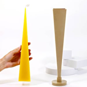 Pyramid Candle Mold: DIY Candle Making Supplies