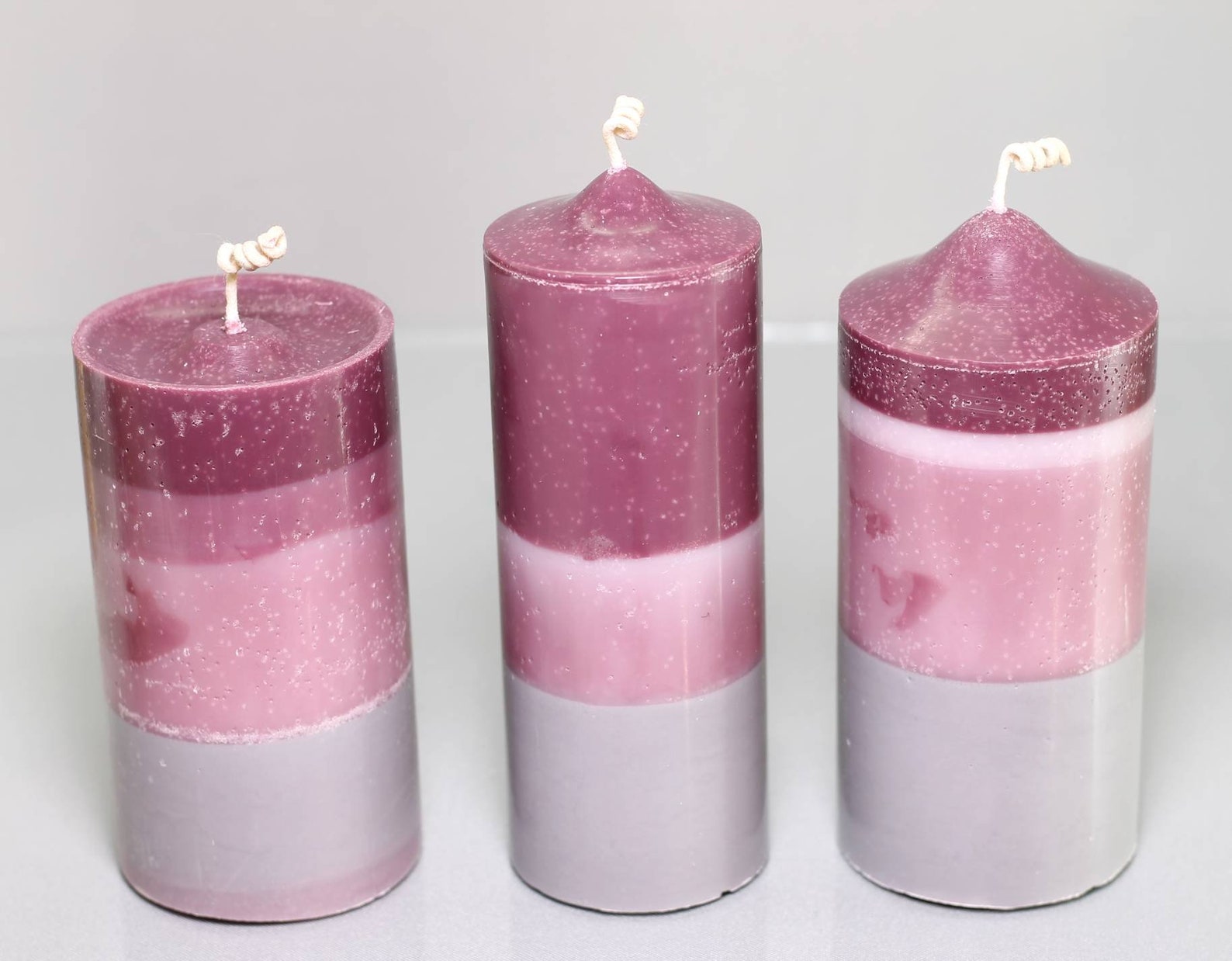 Classic Pillar candle mold. Round pillar mold Concave Etsy