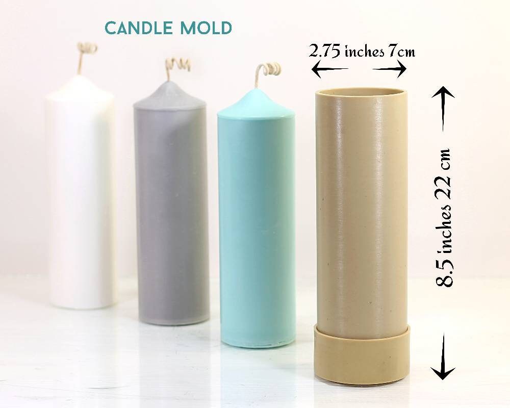 Pillar Candle Mould Molds for Candles Candle Making Molds Etsy