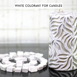 Easy Candle Coloration with White Colorant Dye Cubes - Soy Wax & Paraffin - Candle Making Supplies