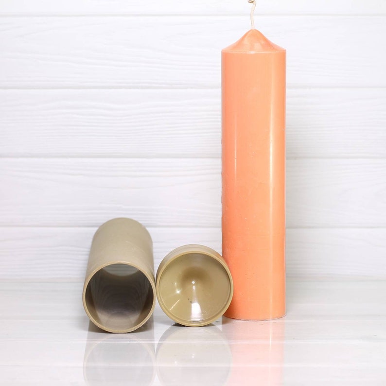Pillar candle mould diameter 2.75 7cm Candle mould Etsy