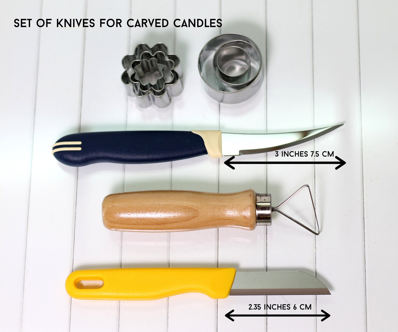 Set of Knives for Carved Candles Knives for Carved Candles Etsy