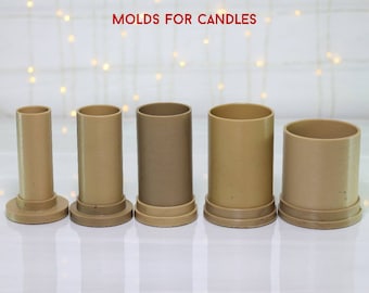 Cylindrical Candle Mold: DIY Pillar Candle Making Supplies